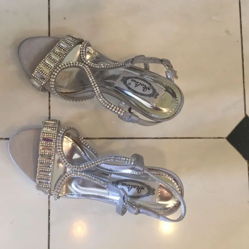High heals party sandals size 6 - Picture 3 of 8